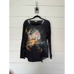 OneWorld Women’s XL Halloween Witch Bad Thing Long Sleeve